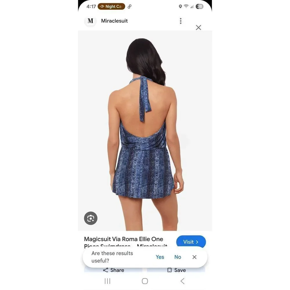 Magicsuit Ellie Swim Dress in Via Roma Size 10‎ NWT